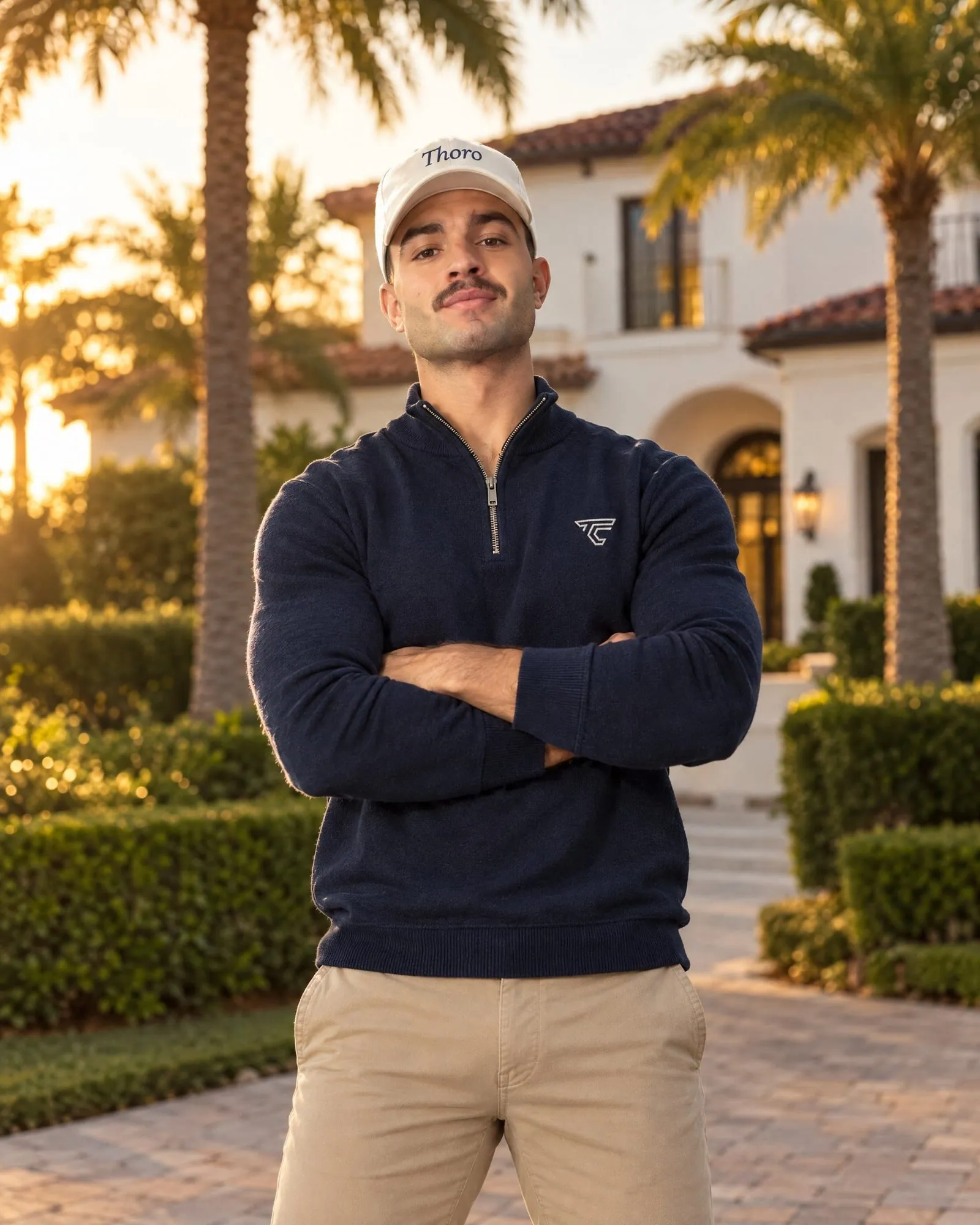Mike Collins, founder of Thoro Clean, in front of a home